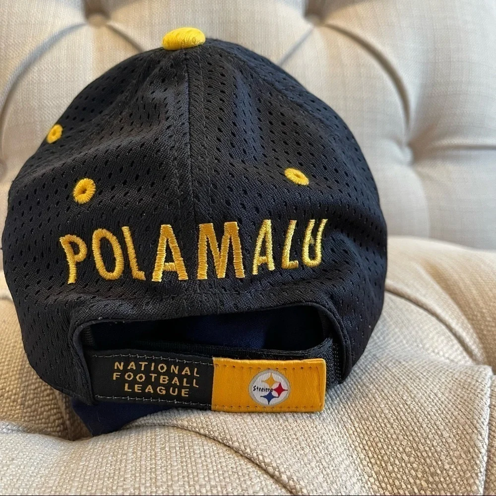 Kid’s NFL Troy Polamalu Steelers Youth Hat Fully Adjustable For Most
